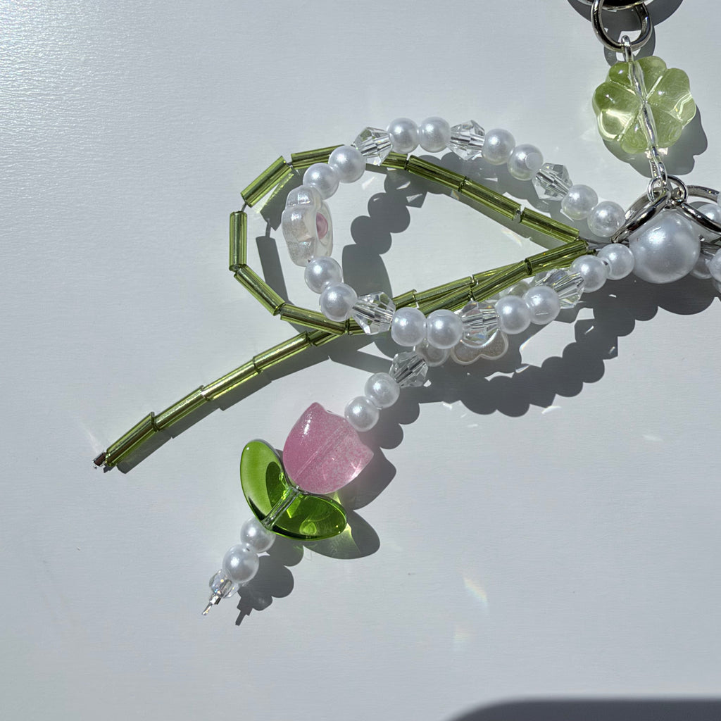 Tulip Fields Bag Charm